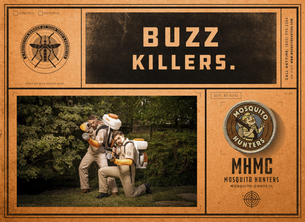 Mosquito Hunters BuzzKillers HeyLetsGo CreativelyDriven Production Agency Boston, MA